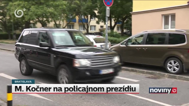 M. Kočner na policajnom prezídiu