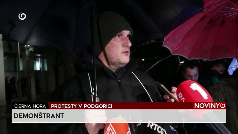 PROTESTY V PODGORICI