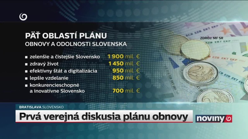 Prvá verejná diskusia plánu obnovy