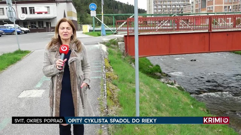 OPITÝ CYKLISTA SPADOL DO RIEKY
