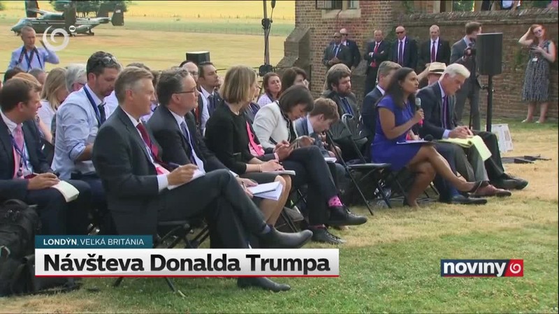 Návšteva Donalda Trumpa