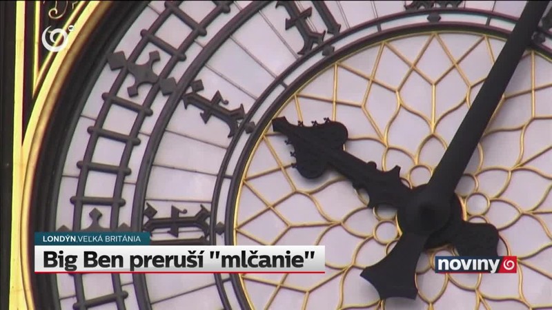 Big Ben preruší "mlčanie"