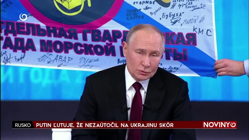 PUTIN ĽUTUJE, ŽE NEZAÚTOČIL NA UKRAJINU SKÔR