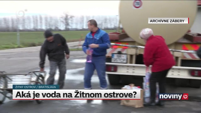 Aká je voda na Žitnom ostrove?