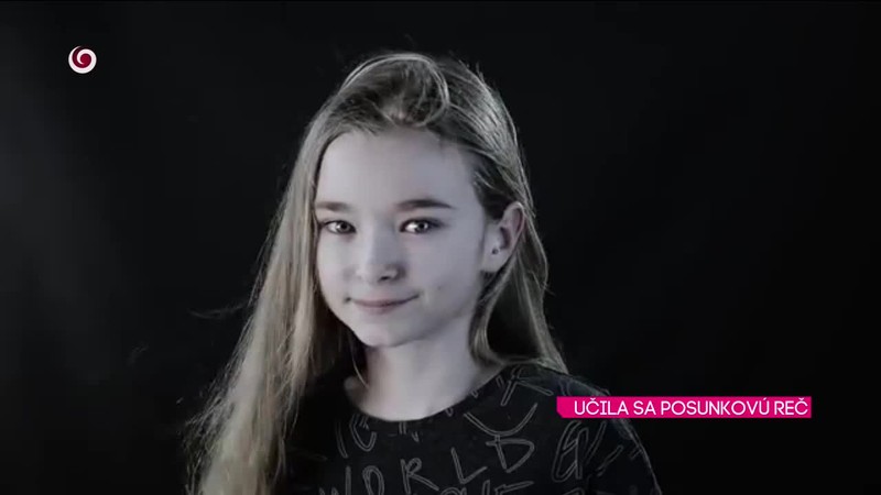 učila sa posunkovú reč