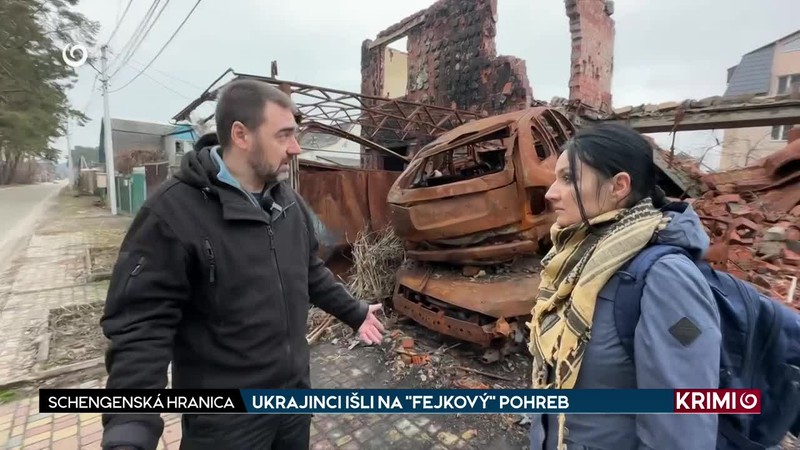 UKRAJINCI IŠLI NA "FEJKOVÝ" POHREB