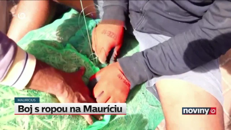 Boj s ropou na Mauríciu