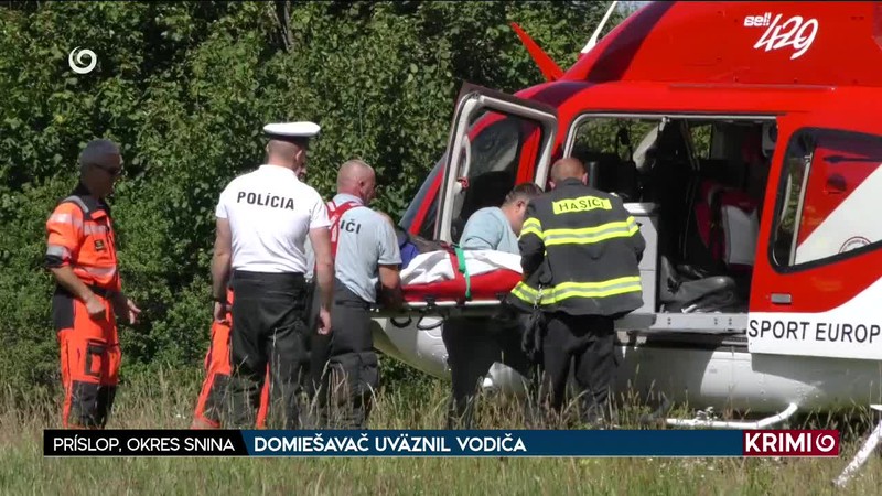 DOMIEŠAVAČ UVÄZNIL VODIČA
