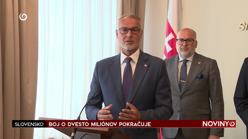 BOJ O DVESTO MILIÓNOV POKRAČUJE