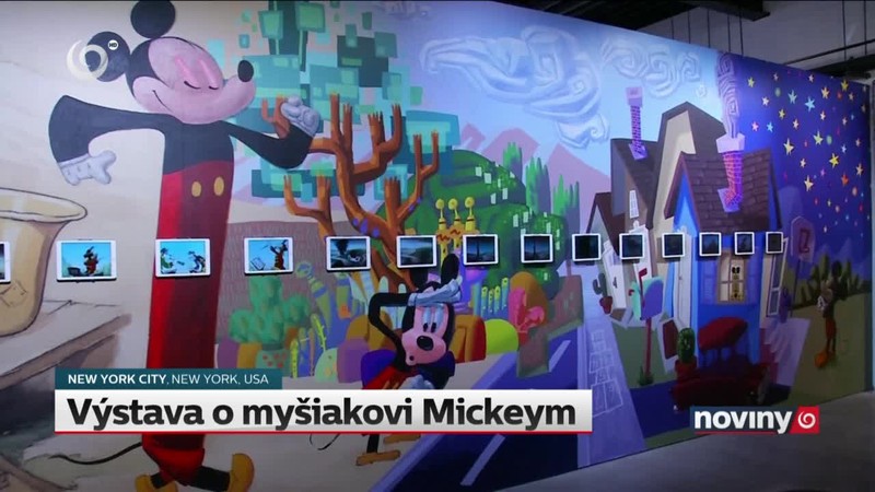 Výstava o myšiakovi Mickeym
