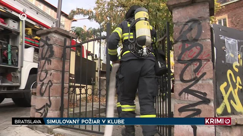 SIMULOVANÝ POŽIAR V KLUBE