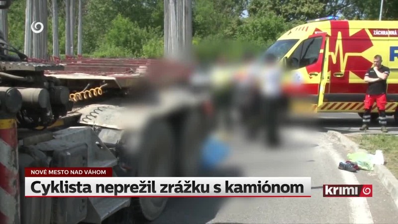Cyklista neprežil zrážku s kamiónom