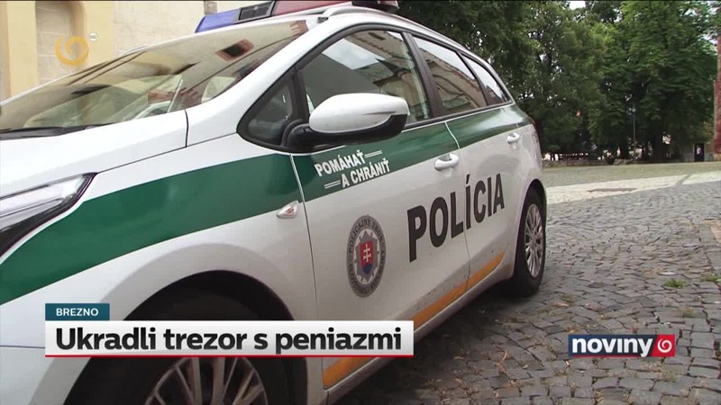 Ukradli trezor s peniazmi