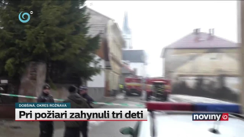 Pri požiari zahynuli tri deti