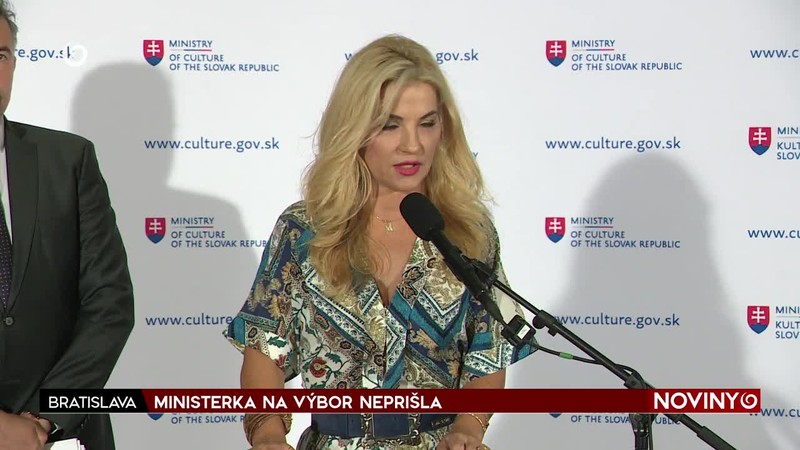MINISTERKA NA VÝBOR NEPRIŠLA