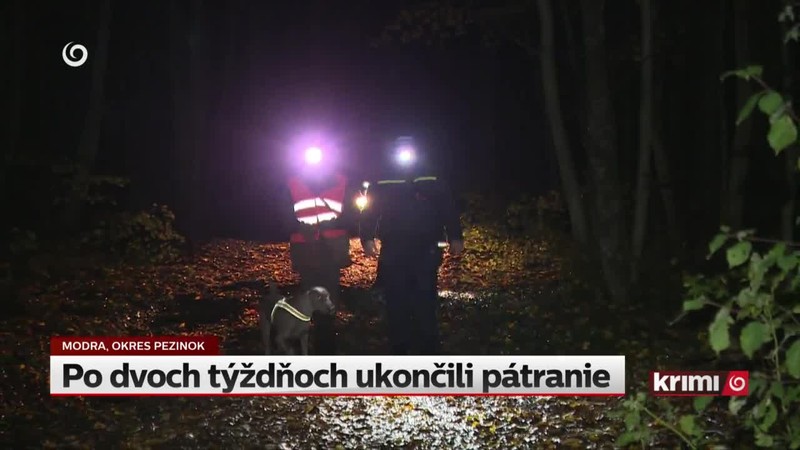 Po dvoch týždňoch ukončili pátranie