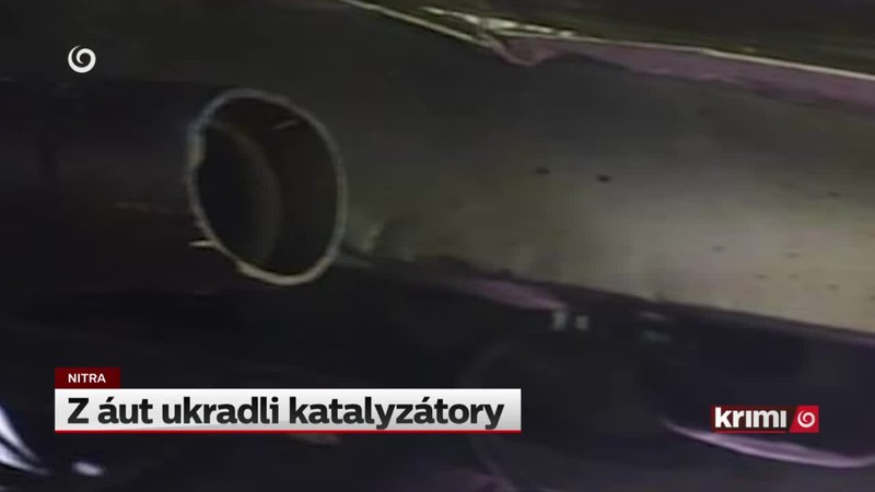 Z áut ukradli katalyzátory