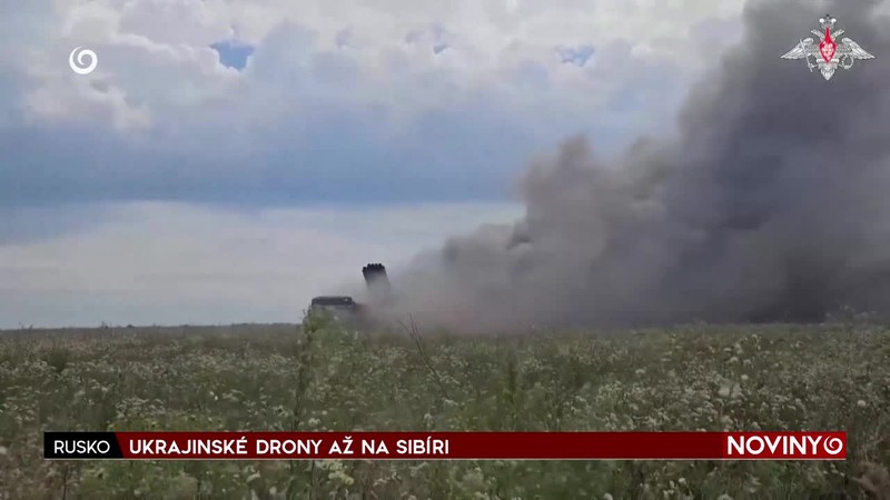 UKRAJINSKÉ DRONY AŽ NA SIBÍRI
