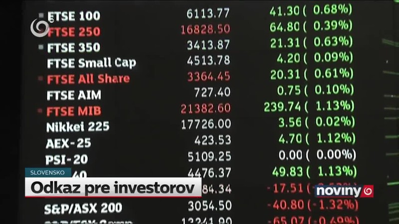 Odkaz pre investorov