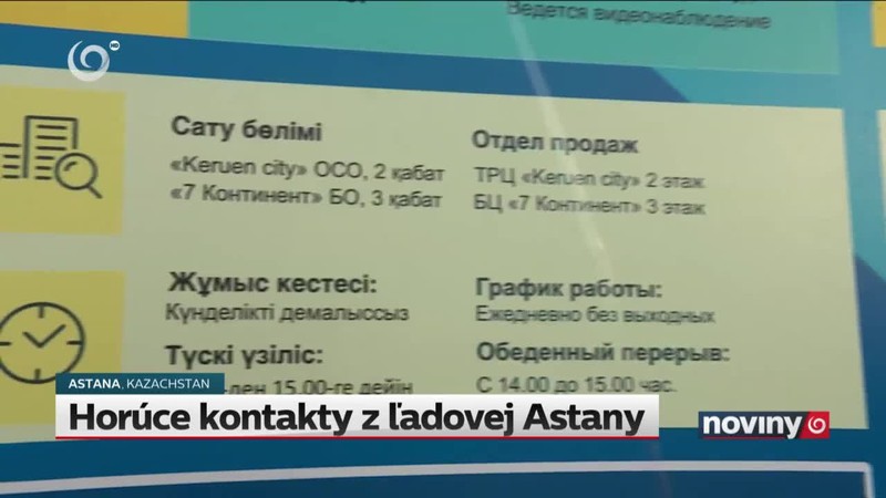 Horúce kontakty z ľadovej Astany
