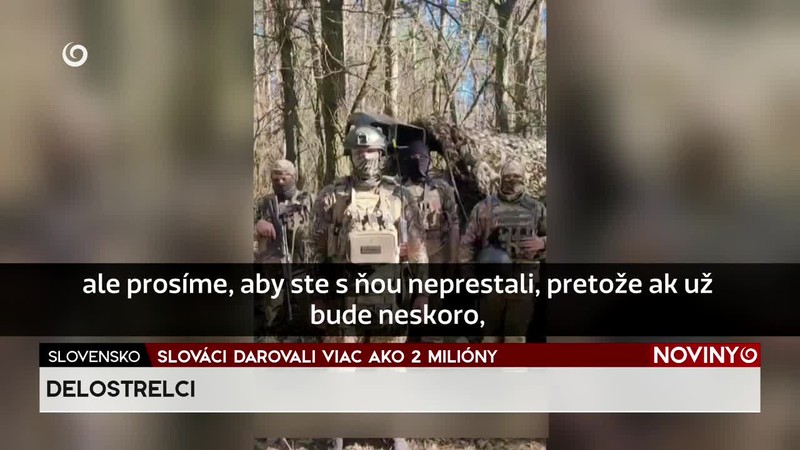 SLOVÁCI DAROVALI VIAC AKO 2 MILIÓNY