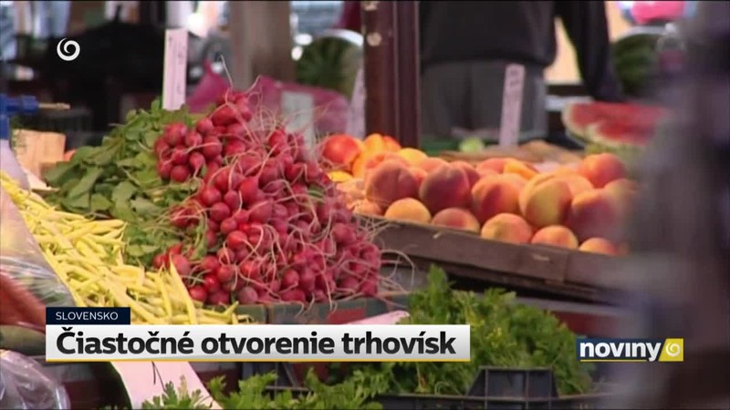 Čiastočné otvorenie trhovísk