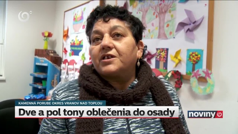 Dve a pol tony oblečenia do osady