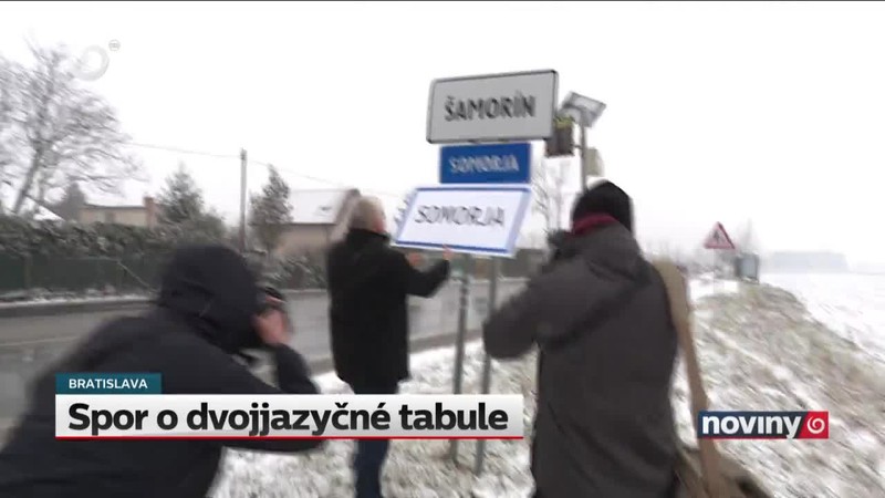 Spor o dvojjazyčné tabule