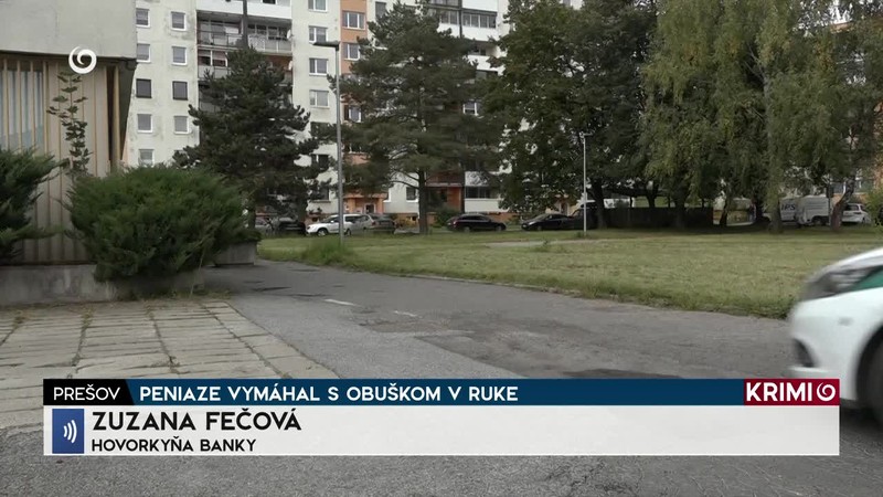 PENIAZE VYMÁHAL S OBUŠKOM V RUKE