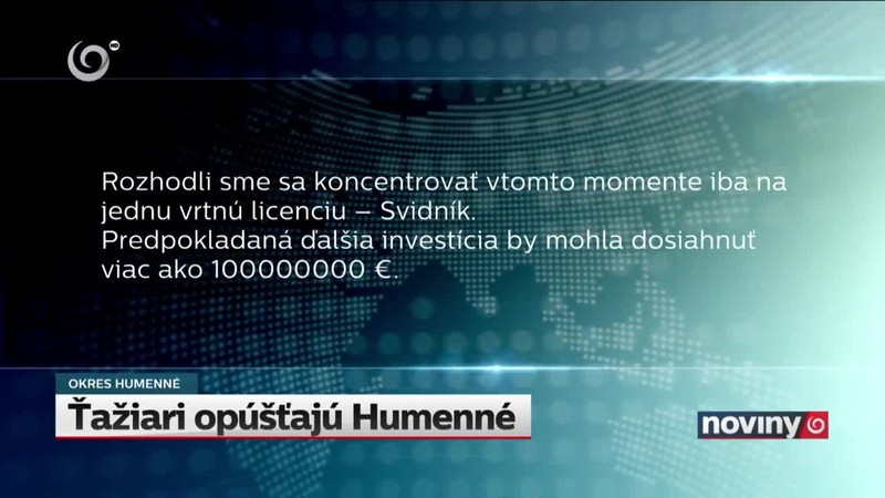 Ťažiari opúšťajú Humenné