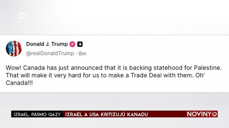 IZRAEL A USA KRITIZUJÚ KANADU