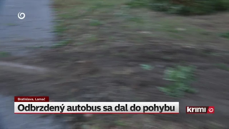 Odbrzdený autobus sa dal do pohybu