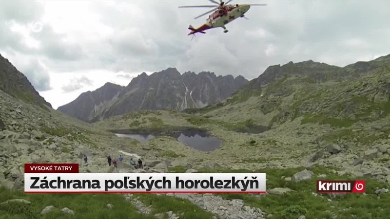 Záchrana poľských horolezkýň