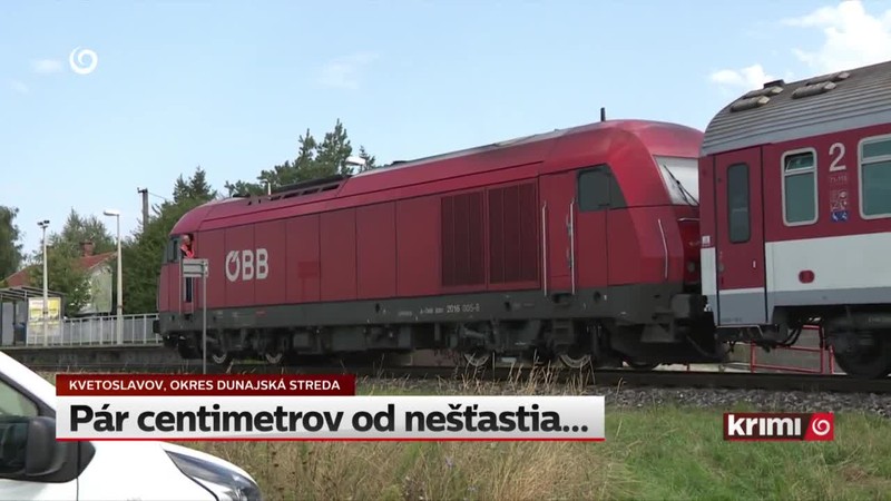 Pár centimetrov od nešťastia...