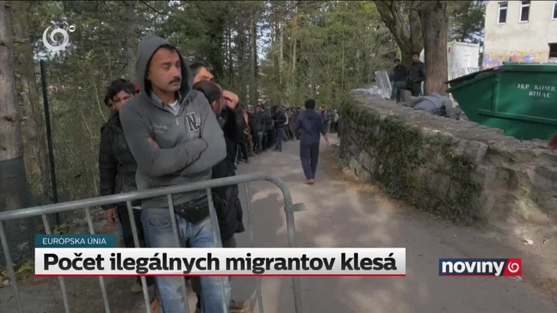 Počet ilegálnych migrantov klesá