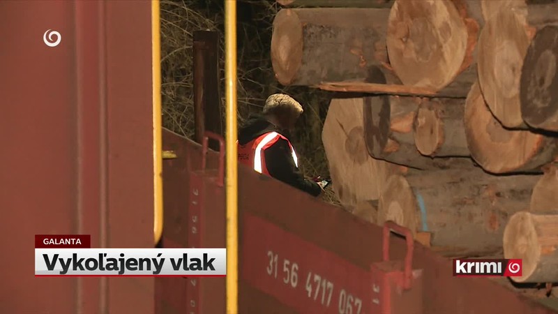 Vykoľajený vlak
