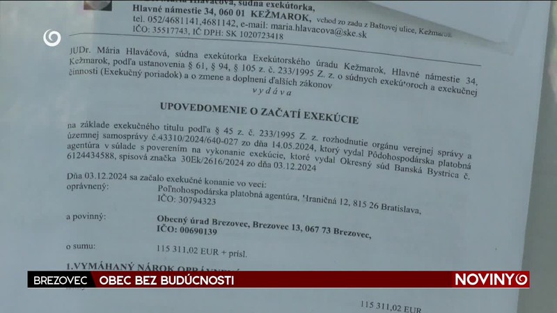 OBEC BEZ BUDÚCNOSTI