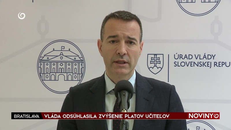 VLÁDA ODSÚHLASILA ZVÝŠENIE PLATOV UČITEĽOV