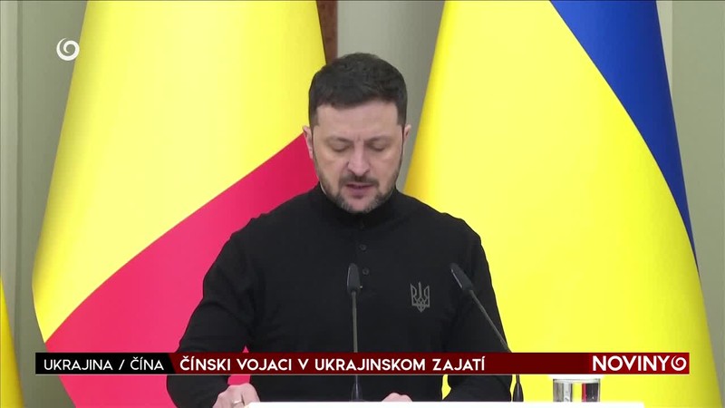 ČÍNSKI VOJACI V UKRAJINSKOM ZAJATÍ