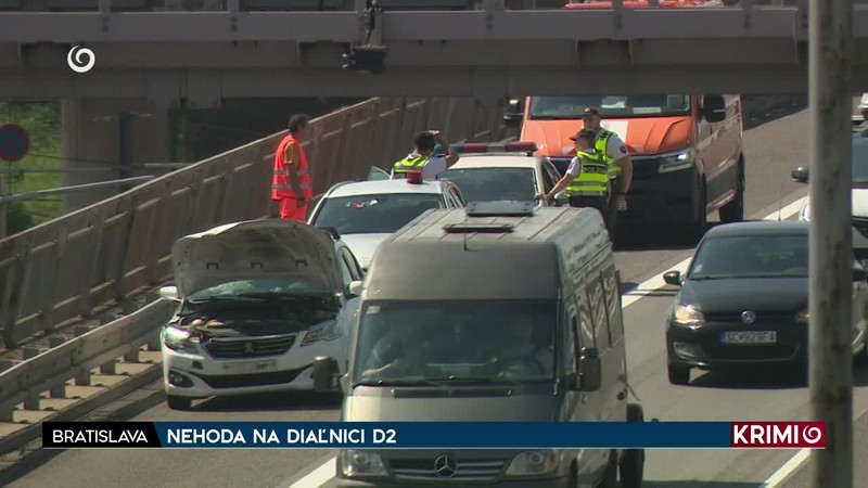 NEHODA NA DIAĽNICI D2