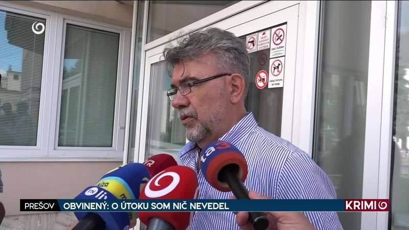 OBVINENÝ: O ÚTOKU SOM NIČ NEVEDEL