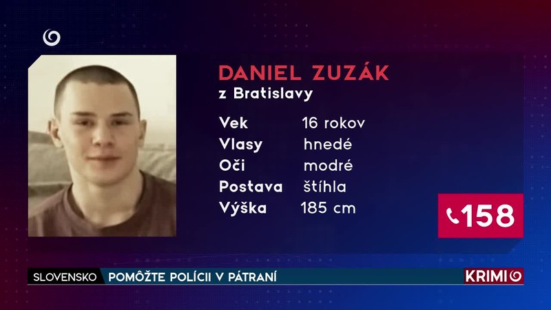 POMÔŽTE POLÍCII V PÁTRANÍ