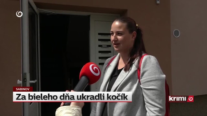 Za bieleho dňa ukradli kočík