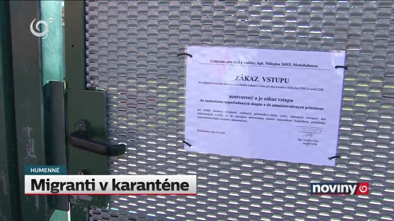 Migranti v karanténe