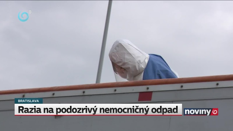 Razia na podozrivý nemocničný odpad
