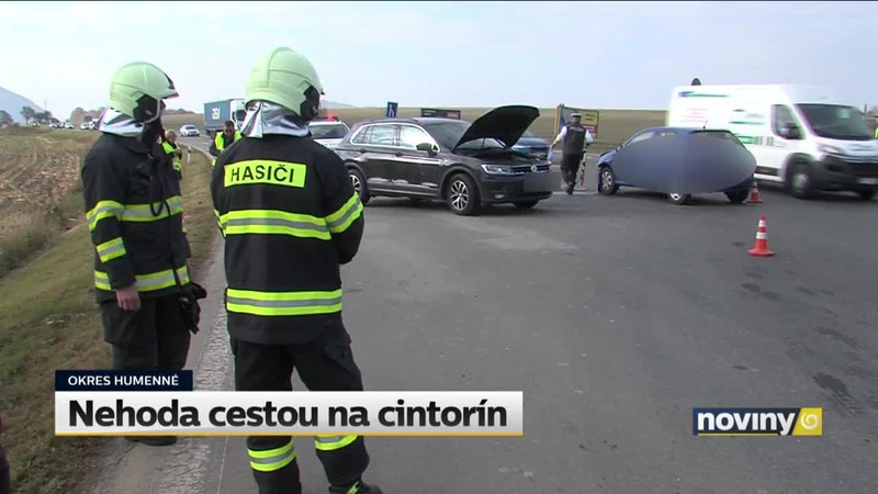 Nehoda cestou na cintorín