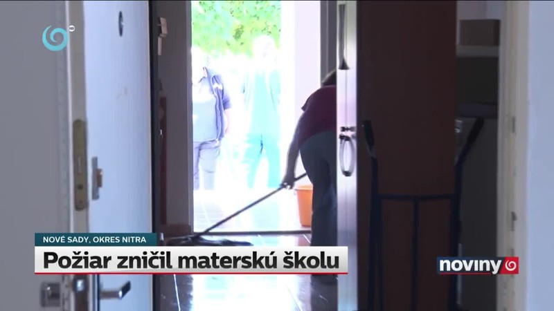 Požiar zničil materskú školu