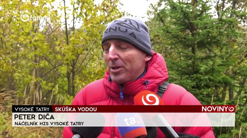 SKÚŠKA VODOU