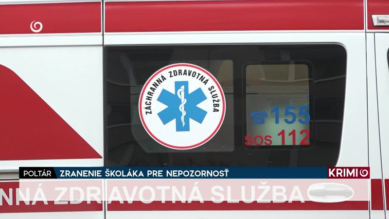 ZRANENIE ŠKOLÁKA PRE NEPOZORNOSŤ