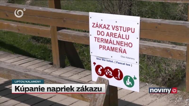 Kúpanie napriek zákazu